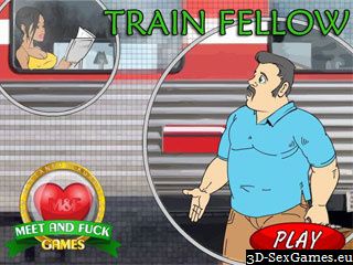 Train Fellow baise un voyageur de train étranger